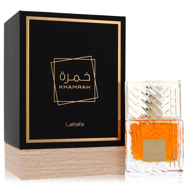 Lattafa Khamrah by Lattafa for Unisex. Eau De Parfum Spray (Unisex) 3.4 oz | Perfumepur.com