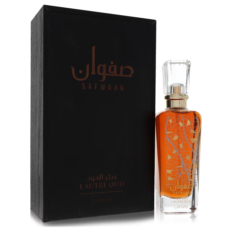 Lattafa Safwaan L'autre Oud by Lattafa for Unisex. Eau De Parfum Spray (Unisex) 3.4 oz | Perfumepur.com