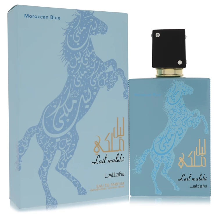 Lattafa Lail Maleki Morrocan Blue by Lattafa for Unisex. Eau De Parfum Spray (Unisex Unboxed) 3.4 oz | Perfumepur.com