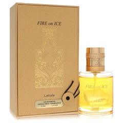 Lattafa Lattafa Fire on Ice by Lattafa Eau de Parfum Spray (Unisex) for men 3.7 oz (109ml)