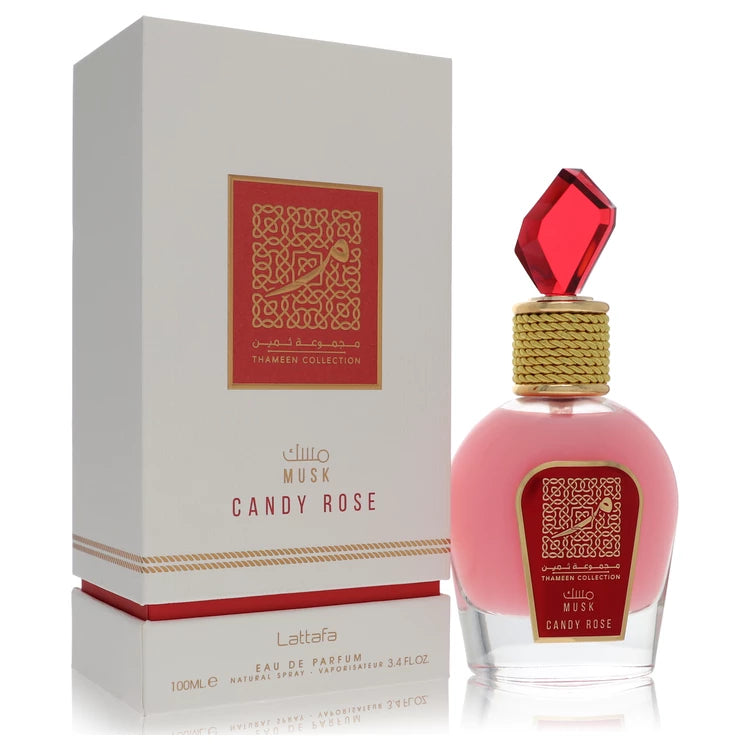 Lattafa Musk Candy Rose by Lattafa for Unisex. Eau De Parfum Spray (Unisex Unboxed) 3.4 oz | Perfumepur.com