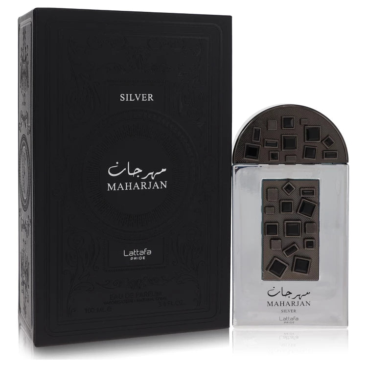 Lattafa Pride Maharjan Silver by Lattafa for Unisex. Eau De Parfum Spray (Unisex) 3.4 oz | Perfumepur.com