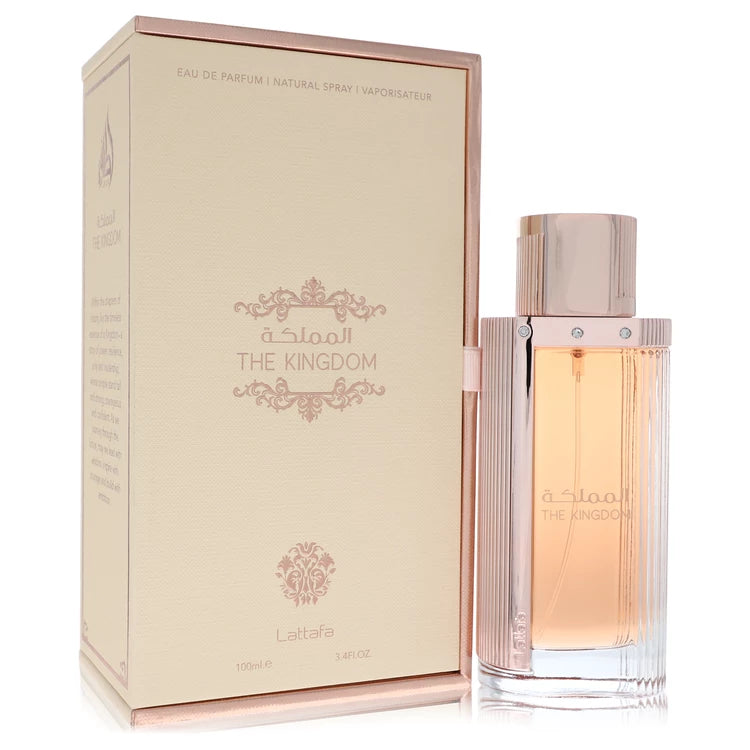 Lattafa The Kingdom by Lattafa for Women. Eau De Parfum Spray 3.4 oz | Perfumepur.com