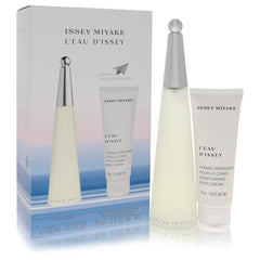 L'EAU D'ISSEY (issey Miyake) by Issey Miyake for Women. Gift Set (3.3 oz Eau DeToilette Spray + 2.6 oz Body Cream) | Perfumepur.com