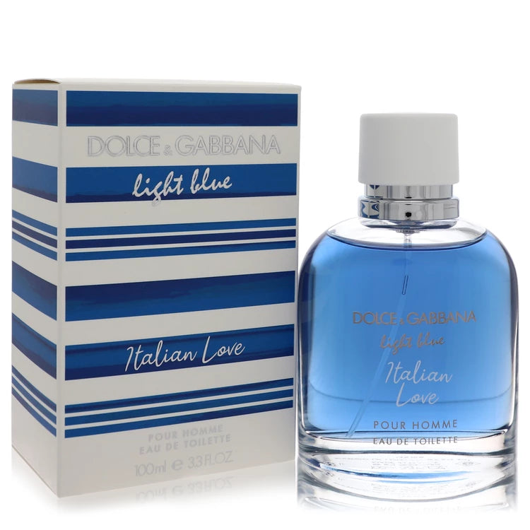 Light Blue Italian Love by Dolce & Gabbana for Men. Eau De Toilette Spray 3.3 oz | Perfumepur.com