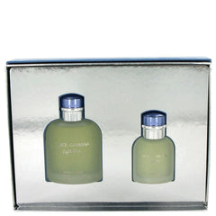 Light Blue by Dolce & Gabbana for Men. Gift Set (4.2 oz Eau De Toilette Spray + 1.3 oz Eau De Toilette Spray) | Perfumepur.com