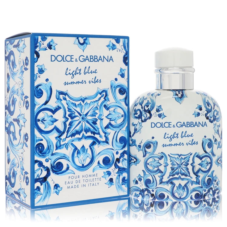 Light Blue Summer Vibes by Dolce & Gabbana for Men. Eau De Toilette Spray (Tester) 4.2 oz | Perfumepur.com