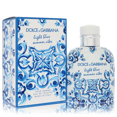 Light Blue Summer Vibes by Dolce & Gabbana for Men. Eau De Toilette Spray (Tester) 4.2 oz | Perfumepur.com