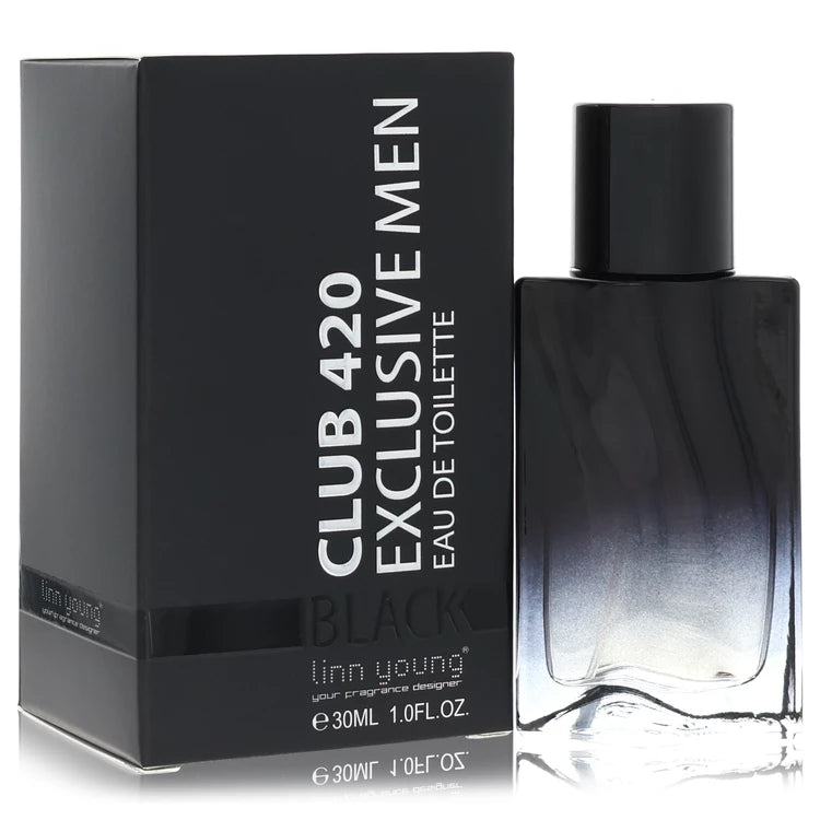 Linn Young Club 420 Exclusive Black Men by Linn Young for Men. Eau De Toilette Spray 1 oz | Perfumepur.com