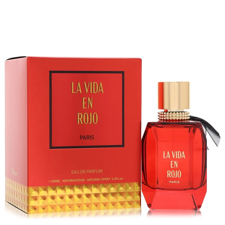 Lomani Lomani Vida En Rojo by Lomani Eau de Parfum Spray for women 3.3 oz (100ml)