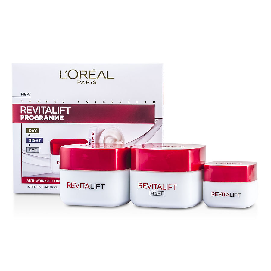 L'oreal By L'oreal for Women. Revital Lift Programme: Day Cream + Eye Cream + Night Cream (3Pcs) | Perfumepur.com