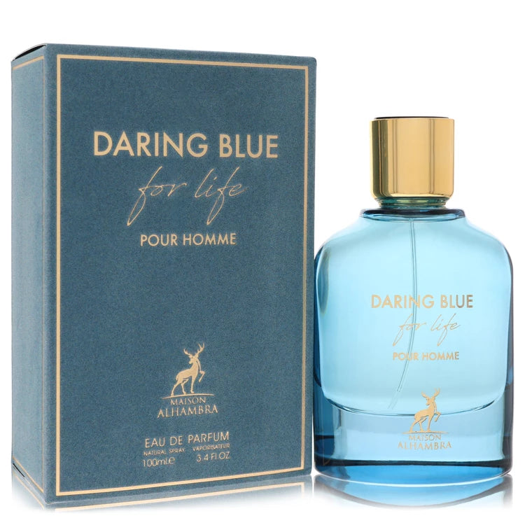 Maison Alhambra Daring Blue For Life by Maison Alhambra for Men. Eau De Parfum Spray 3.4 oz | Perfumepur.com