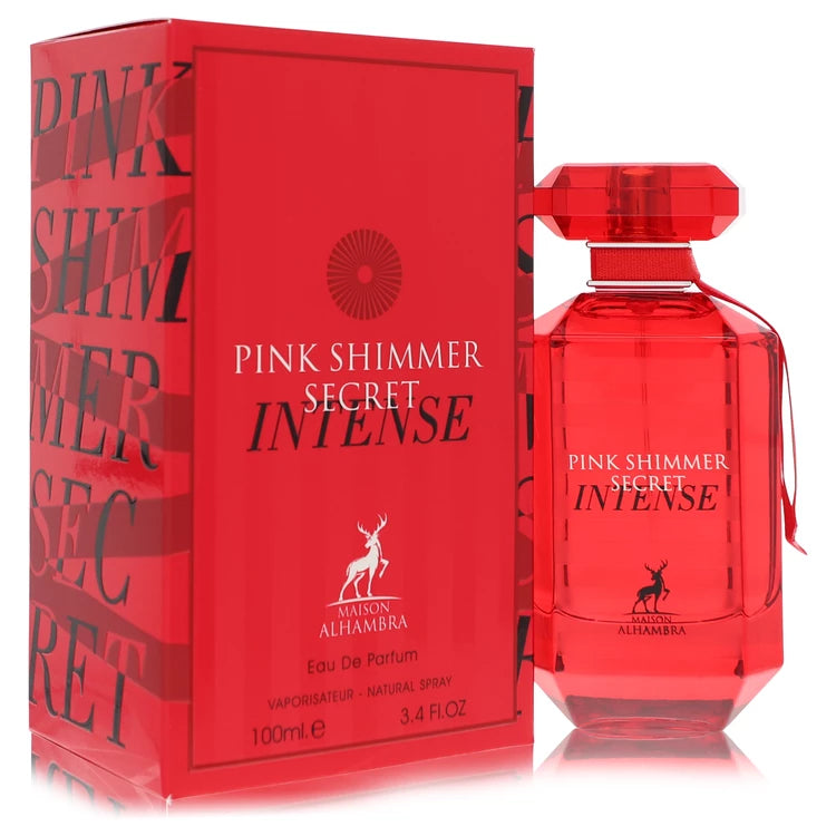 Maison Alhambra Pink Shimmer Secret Intense by Maison Alhambra for Women. Eau De Parfum Spray (Unboxed) 3.4 oz | Perfumepur.com