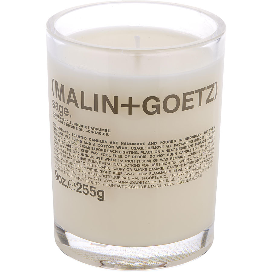 Malin+goetz Sage By Malin + Goetz for Unisex. Candle 9 oz | Perfumepur.com