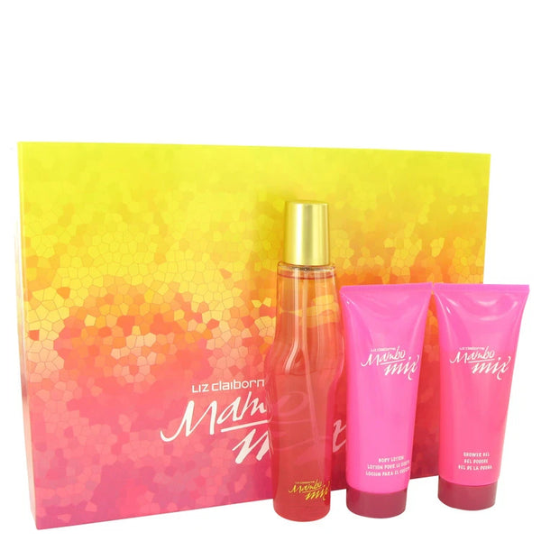 Mambo Mix by Liz Claiborne for Women. Gift Set (3.4 oz Eau De Parfum Spray + 3.4 oz Body Lotion + 3.4 oz Shower Gel) | Perfumepur.com