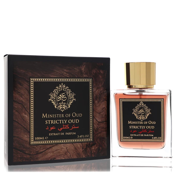 Minister Of Oud Strictly Oud by Fragrance World for Men. Extrait De Parfum Spray 3.4 oz | Perfumepur.com
