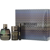 Missoni By Missoni for Men. Gift Set (Eau De Parfum Spray 3.4 oz + Deodorant Stick 2.5 oz + Eau De Parfum Spray 0.34 oz) | Perfumepur.com