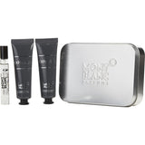 Mont Blanc Explorer By Mont Blanc for Men. Gift Set (Eau De Parfum 0.25 oz Mini + Aftershave Balm 1 oz + Shower Gel 1 oz + Travel Pouch) | Perfumepur.com