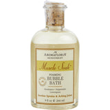 Muscle Soak By Aromafloria for Unisex. Foaming Bubble Bath 9 oz Blend Of Eucalyptus, Peppermint, Lemongrass | Perfumepur.com