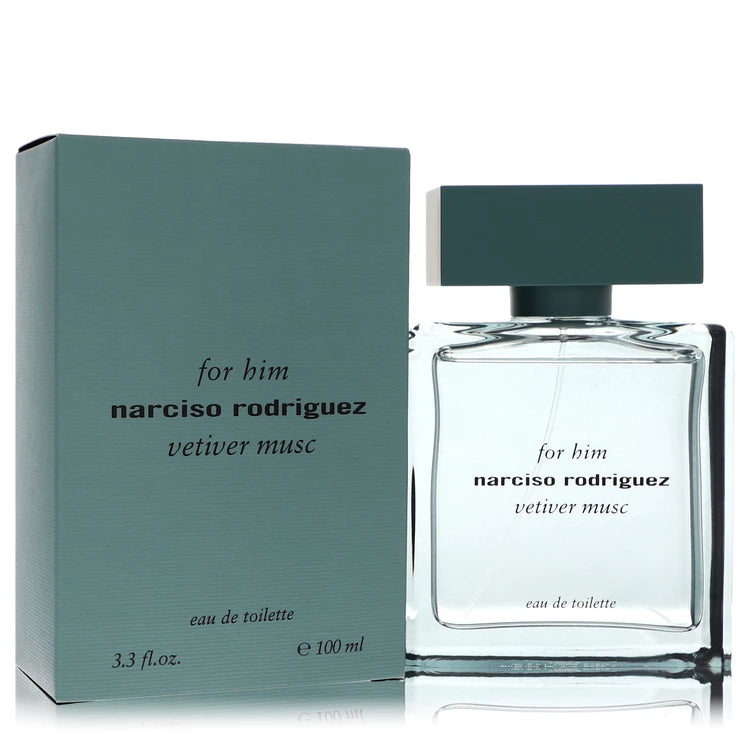 Narciso Rodriguez Vetiver Musc by Narciso Rodriguez for Men. Eau De Toilette Spray (Unboxed) 3.3 oz | Perfumepur.com