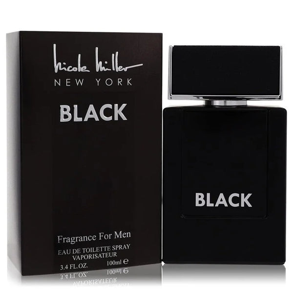 Nicole Miller Black by Nicole Miller for Men. Eau De Toilette Spray 3.4 oz | Perfumepur.com
