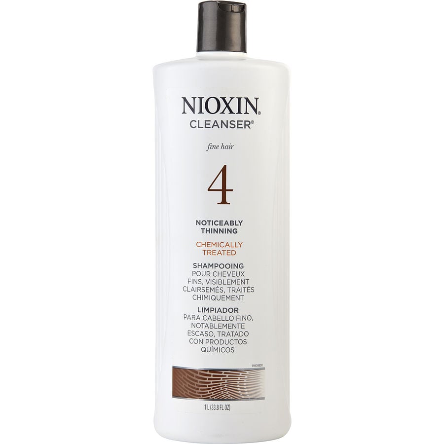 Nioxin By Nioxin for Unisex. System 4 Cleanser For Fine Chemically Enhanced Noticeably Thinning Hair Color Safe 33.8 oz (Packaging May Vary) | Perfumepur.com