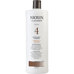 Nioxin By Nioxin for Unisex. System 4 Cleanser For Fine Chemically Enhanced Noticeably Thinning Hair Color Safe 33.8 oz (Packaging May Vary) | Perfumepur.com