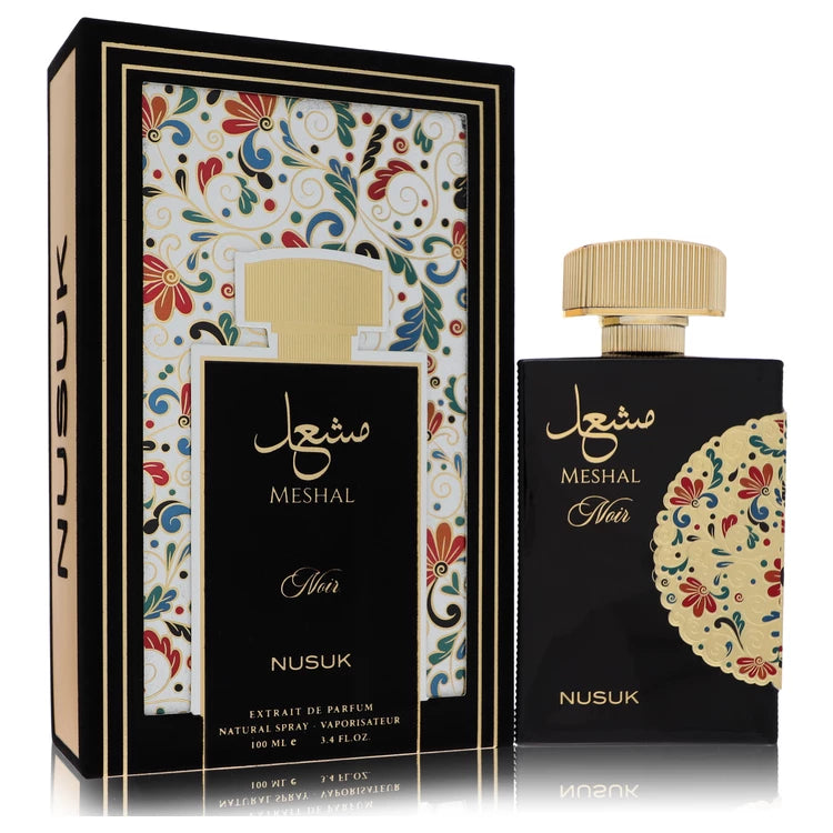 Nusuk Meshal Noir by Nusuk for Unisex. Extrait De Parfum Spray (Unisex) 3.4 oz | Perfumepur.com
