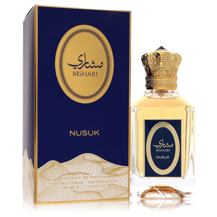 Nusuk Mshari by Nusuk for Unisex. Extrait De Parfum Spray (Unisex) 3.4 oz | Perfumepur.com