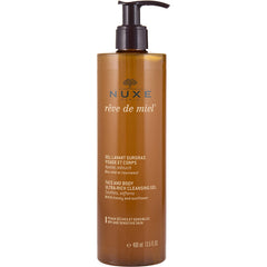 Nuxe By Nuxe for Women. Reve De Miel Face & Body Ultra-Rich Cleansing Gel (Dry & Sensitive Skin) (400ml/13.5oz) | Perfumepur.com