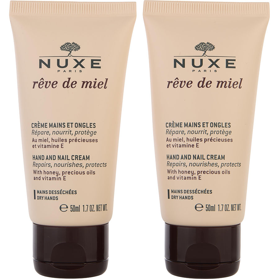 Nuxe By Nuxe for Women. Reve De Miel Hand & Nail Cream Duo (2 X 50ml/1.7oz) | Perfumepur.com