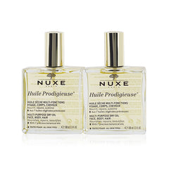 Nuxe By Nuxe for Women. Travel With Nuxe Huile Prodigieuse Multi Usage Dry Oil Duo Set: 2X Dry Oil 100Ml (2X 100ml/3.3oz) | Perfumepur.com
