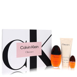 Obsession by Calvin Klein for Women. Gift Set (3.4 oz Eau De Parfum Spray + 6.7 oz Body Lotion + 0.5 oz Mini EDP Spray) | Perfumepur.com
