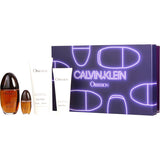 Obsession By Calvin Klein for Women. Gift Set (Eau De Parfum Spray 3.4 oz + Body Lotion 6.7 oz + Shower Gel 3.4 oz + Eau De Parfum Spray 0.5 oz Mini) | Perfumepur.com