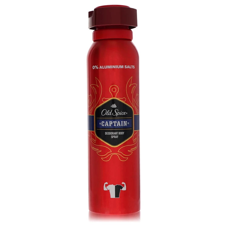Old Spice Captain by Old Spice for Men. Deodorant Spray 5 oz | Perfumepur.com