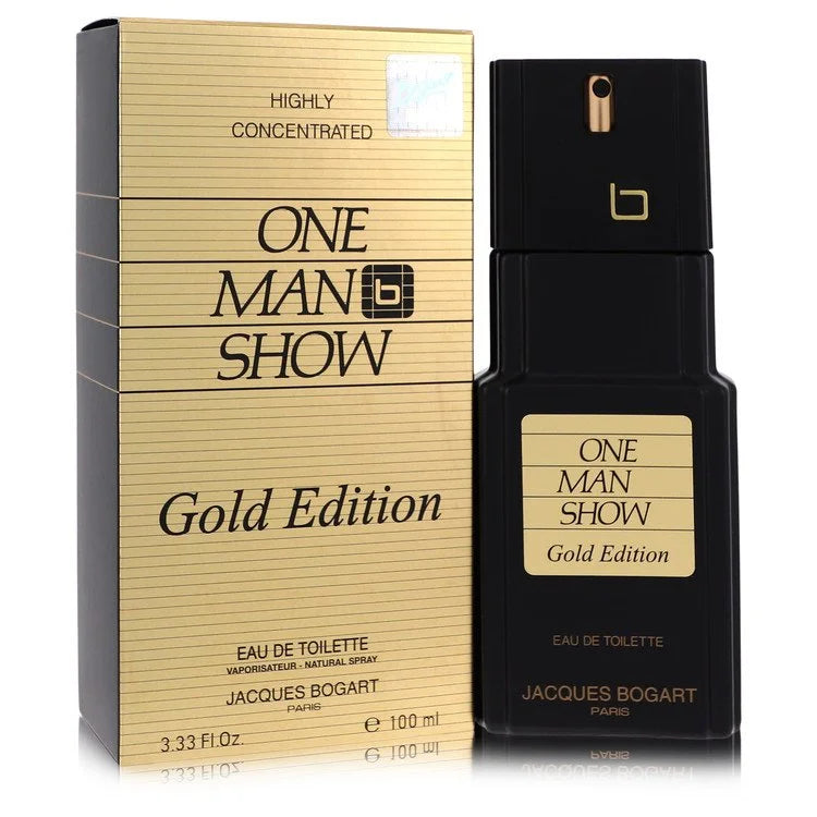 One Man Show Gold by Jacques Bogart for Men. Eau De Toilette Spray 3.3 oz | Perfumepur.com