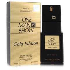 One Man Show Gold by Jacques Bogart for Men. Eau De Toilette Spray 3.3 oz | Perfumepur.com