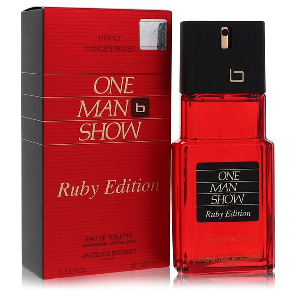 One Man Show Ruby by Jacques Bogart for Men. Eau De Toilette Spray 3.3 oz | Perfumepur.com