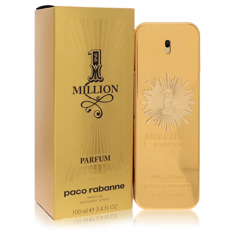 Paco Rabanne 1 Million Parfum by Paco Rabanne Parfum Spray for men 3.4 oz (100ml)