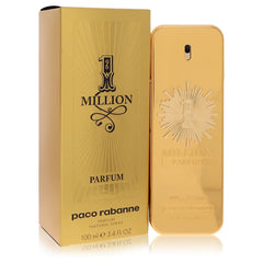 Paco Rabanne 1 Million Parfum by Paco Rabanne Parfum Spray for men 3.4 oz (100ml)