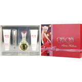 Paris Hilton Can Can By Paris Hilton for Women. Gift Set (Eau De Parfum Spray 3.4 oz + Body Lotion 3 oz + Shower Gel 3 oz + Eau De Parfum Spray 0.34 oz Mini) | Perfumepur.com
