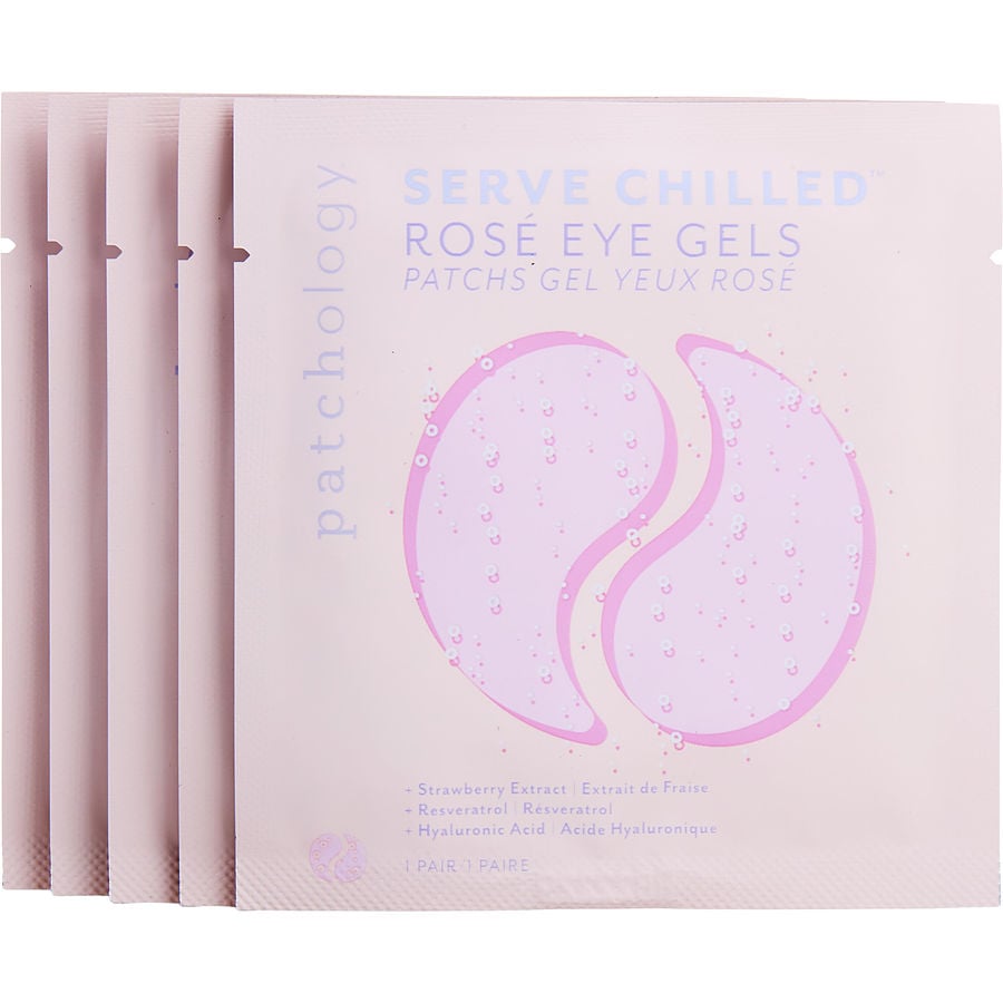 Patchology By Patchology for Women. Serve Chilled Rosã© Eye Gels (5Pairs) | Perfumepur.com
