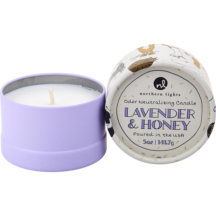 Paws On Lavender & Honey By Northern Lights for Unisex. Odor Neutralizing Candle 5 oz | Perfumepur.com
