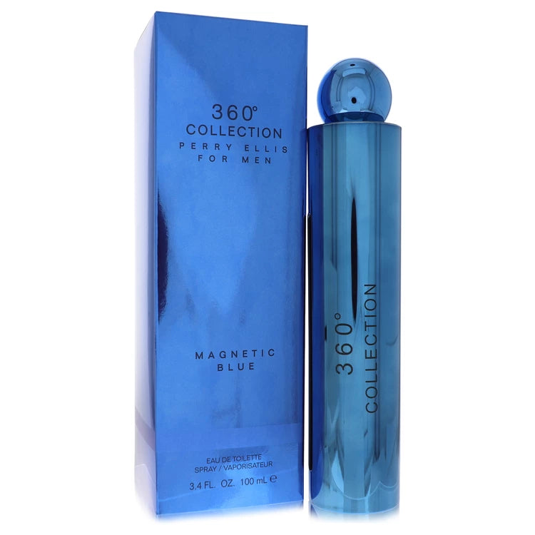 Perry Ellis 360 Collection Magnetic Blue by Perry Ellis for Men. Eau De Toilette Spray 3.4 oz | Perfumepur.com