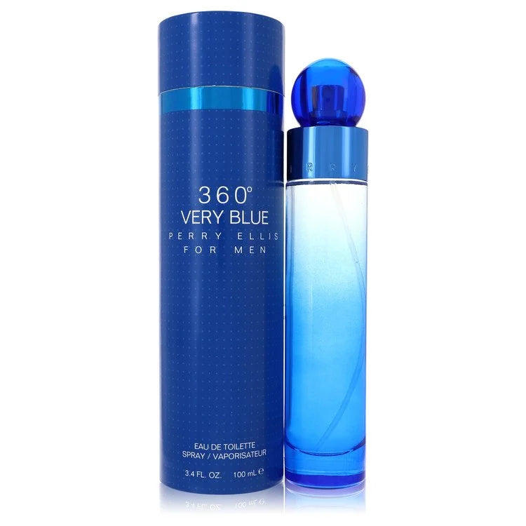 Perry Ellis 360 Very Blue by Perry Ellis for Men. Eau De Toilette Spray 6.8 oz | Perfumepur.com