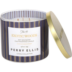 Perry Ellis Exotic Woods By Perry Ellis for Unisex. Scented Candle 14.5 oz | Perfumepur.com