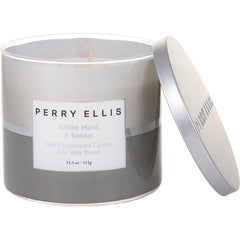 Perry Ellis White Musk & Santal By Perry Ellis for Unisex. Scented Candle 14.5 oz | Perfumepur.com