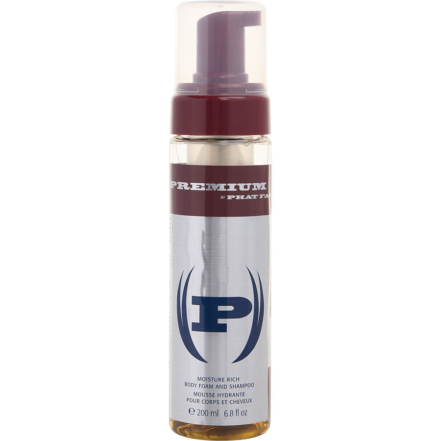 Phat Farm Premium By Phat Farm for Men. Moisture Rich Body Foam & Shampoo W/Pump 6.8 oz (Unboxed) | Perfumepur.com
