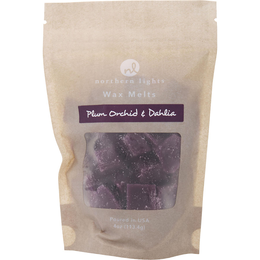 Plum Orchid & Dahlia By Northern Lights for Unisex. Wax Melts Pouch 4 oz | Perfumepur.com