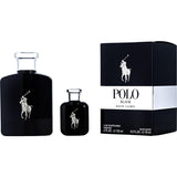 Polo Black By Ralph Lauren for Men. Gift Set (Eau De Toilette Spray 4.2 oz + Eau De Toilette 0.5 oz) | Perfumepur.com